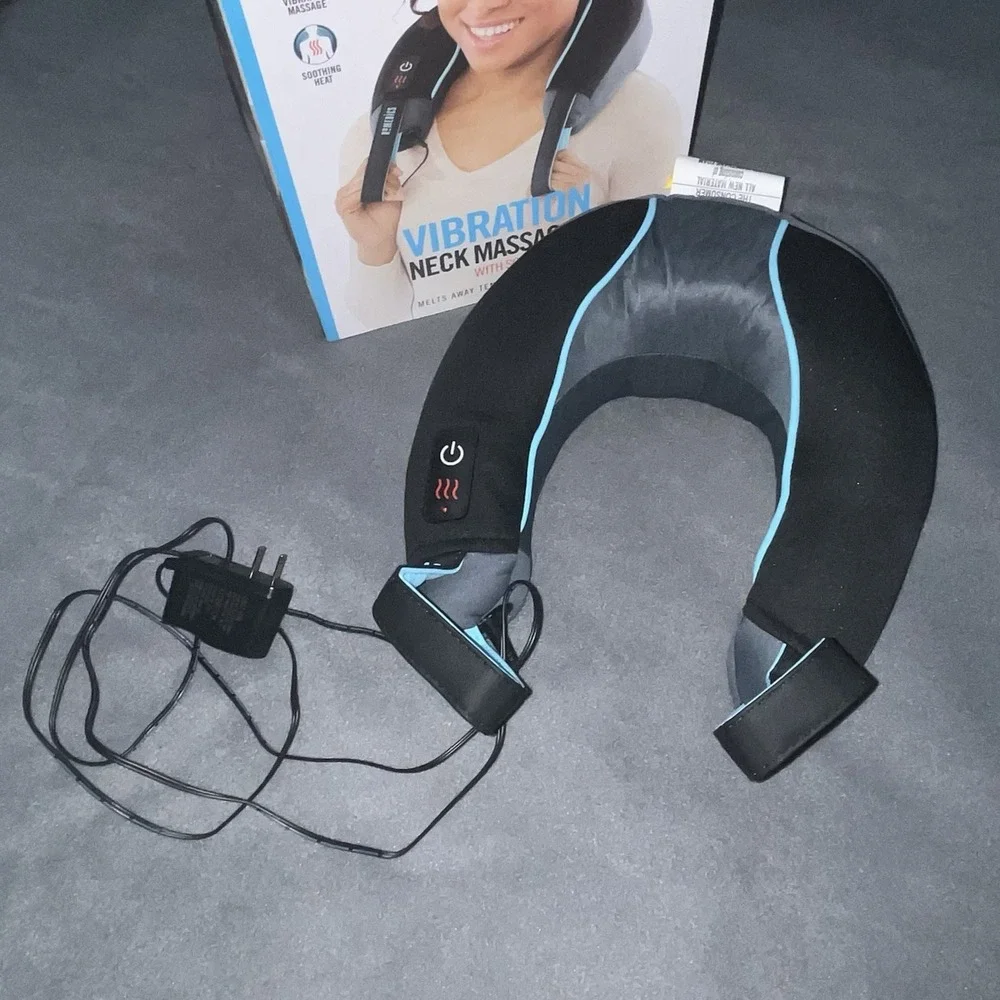 Homedics Comfort Foam Vibration Neck Massager With Heat Open Box